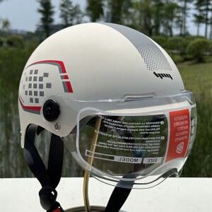 빅사이즈 여름용 반모 헬멧 경량 배달용 스쿠터 하이바 오토바이