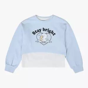 [롯데백화점]신디키즈 말랑 달꿈이 레이어드 후드 맨투맨 SET CIMA26203