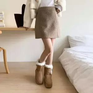 [다잇템] 여성 백밴딩 FW 클래식 덤블 미니스커트