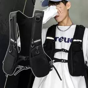 [콩심팥심]멀티포켓 작업용 조끼 낚시 등산 방범 단체 남성용 다용도웨어