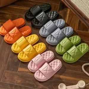 42 43 구름 다이아 패턴 EVA 슬리퍼 WFIRK0I