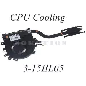 AT1K00010W0 DC28000F3F0 Lenovo IdeaPad 3-15IIL05 NM-D031 노트북 CPU 냉각 방열판 팬 포함