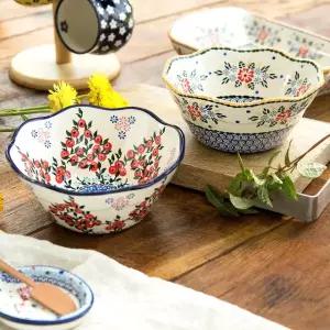 (2+2) 파뷔에 슐레지엔 엔틱클래식 면기세트 (레드2P+화이트2P) 총4P