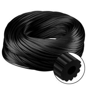 100m(332피트) 창문 스크린 스플라인 스크린 도어 리테이너 스플라인 블랙 윈도우 스크린 고무 코드 수리