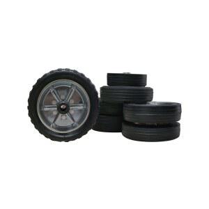 트레일러 보조 바퀴 자키 8인치 설치 고무 운반 차박 패키지세트