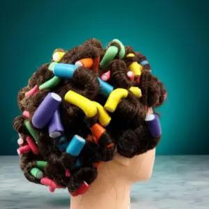 그루퍼 헤어롤 앞머리 구루뽕 볼륨 삐삐롯드 뿌리펌 웨이브 셀프파마 미용