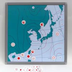 초등과학 저기압 고기압 날씨 일기예보 일기도 부호표 수업준비 발달장난감 두뇌개발