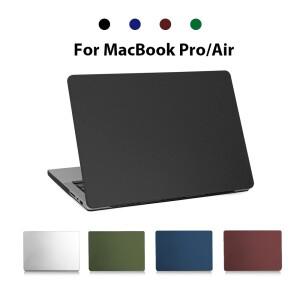 Macbook Air 13 용 노트북 케이스 A2337 M1 M2 M3 15.3 Pro 14 16 무광택 보호 커버 충격 방지 쉘