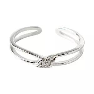 백금 매듭 반지 JT74