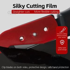 쿠나이시 자동차 비닐 커터 윈도우 필름 스퀴지 커팅 나이프 스패출라 부착용 예비 블레이드 2개