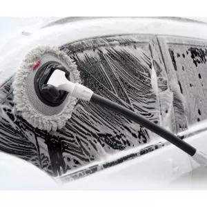 자동차 거품세차 밀대걸레 브러쉬 셔닐 글세사 JB타입 휘어진봉 마대 차량마포 물세척