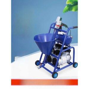 다기능 시멘트 몰탈기계 방수 믹서 이동식 사출기 내부 올인원 듀얼모터 에어리스 모르타르