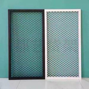 그물망 철제 철망 타공 메쉬망 가림막 파티션 가벽 배경 전시회