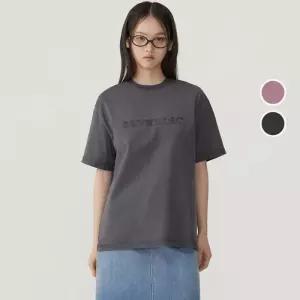 커버낫 여성 오버핏 피그먼트 쿠퍼로고 반팔 티셔츠 CO2502ST74 1651664