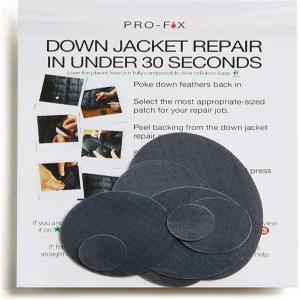 자가 접착 방수 수리 패치 키트 - 다운 재킷 텐트 침낭 배낭 야외 및 캠핑 장비용 30초 수정 미리 절단된