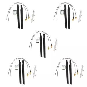 인텔 듀얼 밴드 무선 AC 9560 데스크탑 키트 블루투스 5.0 802.11Ac M.2 CNVI 9560NGW 와이파이 카드 5X 17