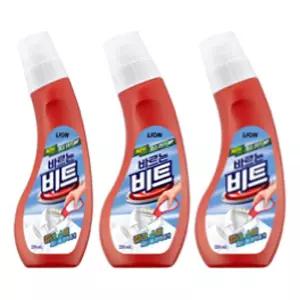 비트 바르는비트 220ml 3개입 라이온코리아/분말/찌든/청소/일반/의류/강화/흰옷/얼룩/표백/강력/셔츠/카라