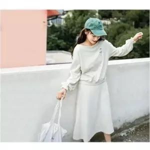 이쁘다요 신상 투 플레어 스커트 원피스 세트 티셔츠 WFLMN5L