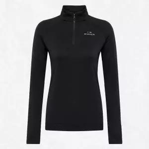 [아이더] 여성 HERITAGE 폴라텍 짚업 티셔츠 (Black) DWU25242_Z1 2541715