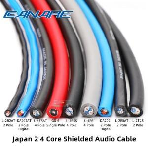 CANARE 마이크 오디오 신호 케이블 1 미터 L-2T2S 4E6 2B2AT GS-6 DA202 2E5AT 4E5AT