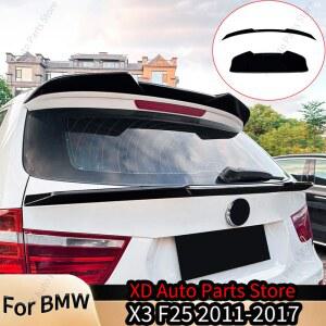 X3 F25 2011 2017 차량용 리어 루프 트렁크 스포일러 윙 플로우 블로킹 플레이트 에어 디플렉터 댐 바디 키트 튜닝 액세서리
