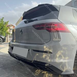 [호환품]폭스바겐 호환 골프 8 MK8 R 라인 - 리어 호환 범퍼 리플렉터 허니콤 스티커 배기 파이프 테일 스