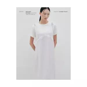 에잇세컨즈 페미닌 저지 드레스 그레이 285900