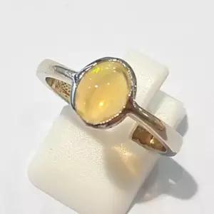 [블루케이] AA급미니 밀크오팔 원석 반지 210603-11n