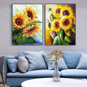 해바라기 보석 십자수 1 1 자수 비즈