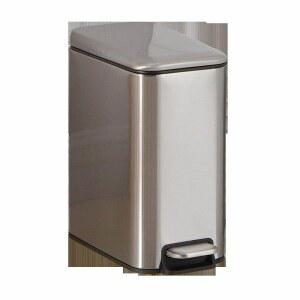 직사각형스텐 페달 코지로움 화장실 10L 캔디 쓰레기통 무소음 12L 모던 사무실 욕실