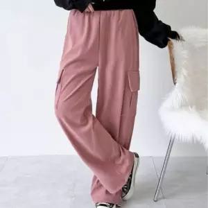 [라일리여성의류] Rly 릴랙스핏 여성용 카고바지 골덴 클래식 바지 우먼