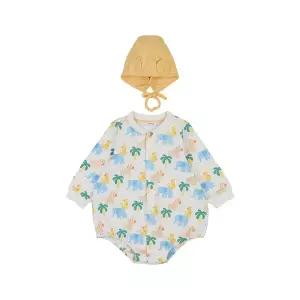 [아가방][더센트럴] 아가방 봄 리바쥬토피아바디수트(모자)(YELLOW)_01T12790687