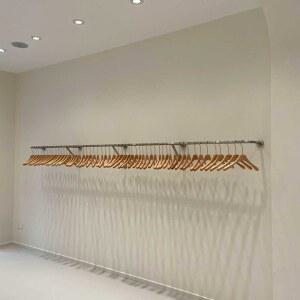 벽걸이 행거 철제 바행거 걸이 대형 높은 단일바 길이150 튼튼한 벽옷걸이 DIY 대용량