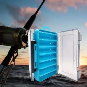 낚시 도구 수납함 루어 케이스 박스 12칸 태클 바늘 양면트레이