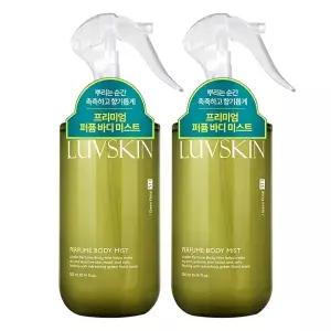 루브스킨 퍼퓸 바디미스트(그린플로럴향) 300ml x 2개