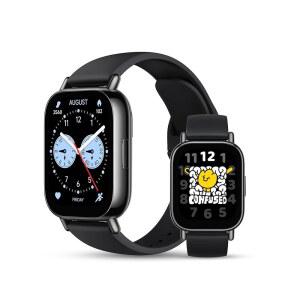 [포르르] 샤오미 레드미 5 라이트 스마트 워치, 1.96인치 LCD 대형 디스플레이, 140개 스포츠 모드, 5ATM 방수 기능(라이트 블랙)을 갖춘 여성용 스텝 카운터 워치