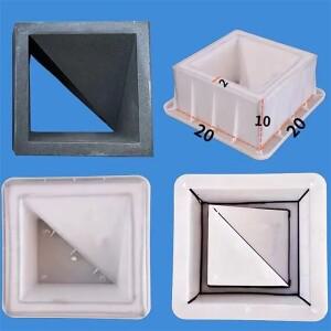 시멘트 골동품 중공 벽돌 금형 20*20*6cm 3D 조각 미끄럼 방지 콘크리트 플라스틱 포장 레벨링 삽 도구