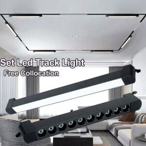 레일 조명 천장등 레일등 인테리어 가정용 LED 마그네틱 트랙 세트 고정장치 의류 110V 220V 10W 20W 30W