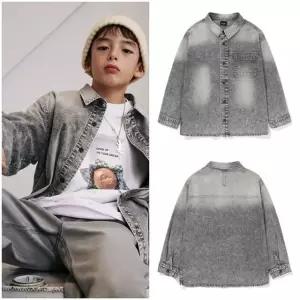 [갤러리아] [블루테일] AAA1BL01GY그레이 데님 셔츠