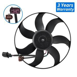 왼쪽 메인 엔진 냉각 팬 모터 1TD959455 Volkswagen 호환 골프 제타 파사트 CC용