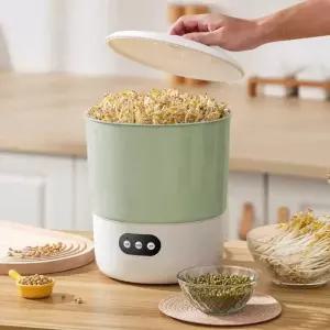 가정용자동콩나물재배기 숙주재배 발아기 기 미니채소재배기 콩나물기