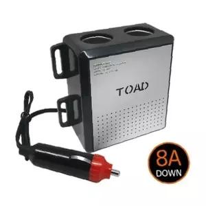TOAD 8A 2구멀티 다운소켓박스 차량용 변환인버터