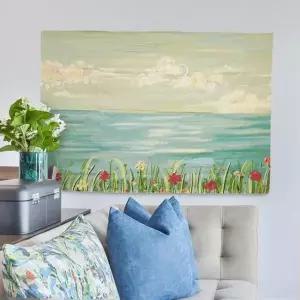 패브릭 포스터 거실 인테리어 유화 그림 수평선 S