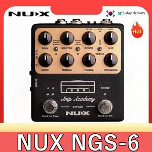 NUX Amp 아카데미 페달당 NGS 6 키타라 엘레트리카 이펙티 모델링 보내기/반환 효과 루프