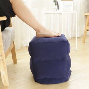 성인용 팽창식 발 베개 발받침 다리 받침 기차 자동차 비행기 사무실 가정용 높이 조절