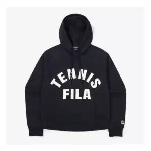 [휠라]여성 레터링 면혼방 후드티 FS2POF3362F_INA 304333