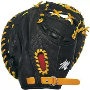 맥그리거 맥 프렙 시리즈 포수 미트 - 오른손 던지기에 왼손에 맞는 블랙 33인치