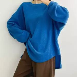 [다잇템] 여자 U넥 편한티 언발 박시 굴림 큰사이즈 티셔츠