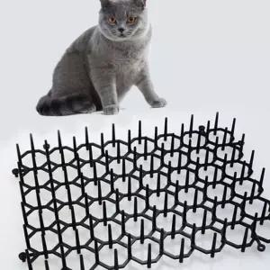 가시고양이매트 침입 퇴치 실내외 금지구역 고양이텃밭펜스 15X20cm 10개입