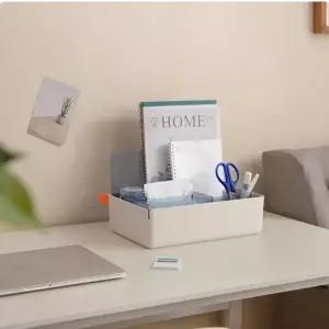 책상 정리용 문구 오거나이저 수납함 데스크 필기구 정리대